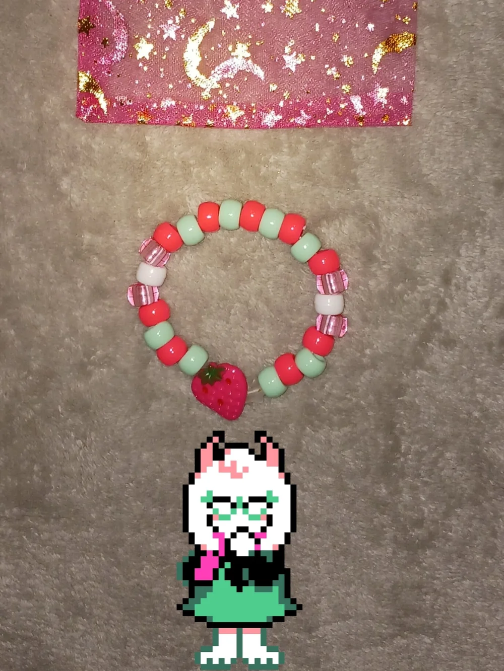 Ralsei Deltarune Kandi Bracelet